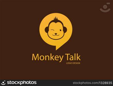 Monkey talk logo designg