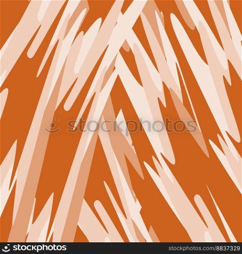 Monochrome Abstract background texture from brush strokes in trendy bright orange tints. Pattern for banner, wallpaper, web, poster, postcard. Good for invitation, greeting, price, label. Vector. EPS