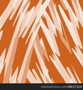 Monochrome Abstract background texture from brush strokes in trendy bright orange tints. Pattern for banner, wallpaper, web, poster, postcard. Good for invitation, greeting, price, label. Vector. EPS