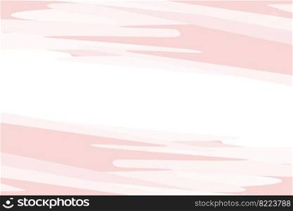 Monochrome Abstract frame texture from brush strokes in trendy pale pink shades. Copyspace. Isolate. Outlayer for banner, web, poster, postcard. Good for invitation, greeting, price label. Vector. EPS