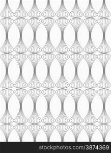 Monochrome abstract geometrical pattern. Modern gray seamless background. Flat simple design.Gray clubs striped.