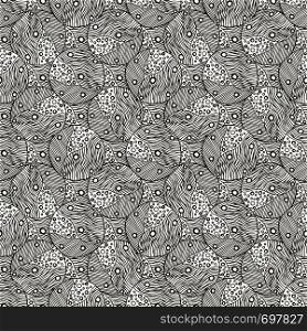Monochrome pattern. Vector background. Illustration for wrapping paper, packaging. Monochrome pattern. Vector background. Illustration for wrapping paper, packaging design