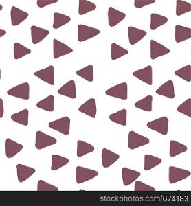 Monochrome Triangles seamless pattern on white backdrop. Trendy vector background for textile or book covers, wallpapers, design, graphic art, wrapping. Monochrome Triangles seamless pattern on white backdrop.