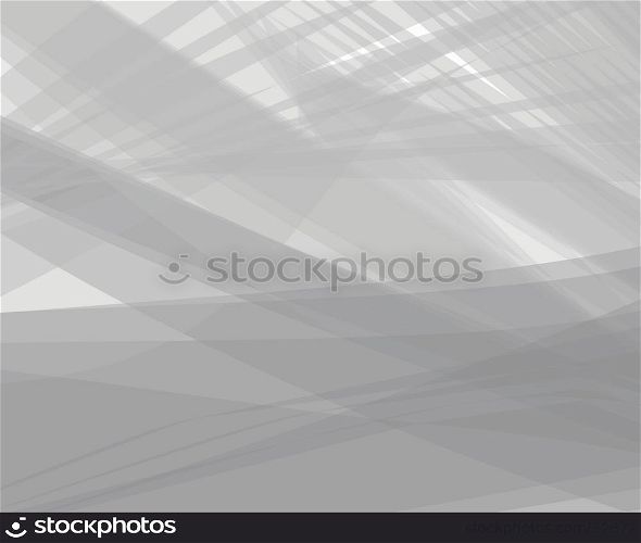 Monochrome white abstract vector background, gray transparent wave lines shapes for brochure, website, flyer design and business card. Gray smoke wave form. White wavy shapes background striped.