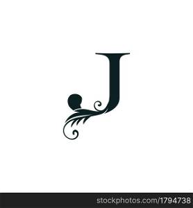 Monogram Initial Letter J luxury logo icon, luxurious vector design concept alphabet letter for vintage luxury business.