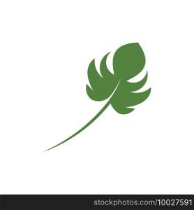 Monstera deliciosa Leaf Logo Vector Template Illustration Design Green Monstera leaf icons design template vector