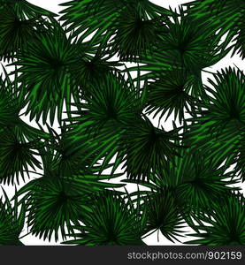 Monstera leaf wallpaper. Abstract exotic plant seamless pattern. Tropical palm leaves pattern, botanical background. For book covers, design, graphic art, wrapping paper. Vector illustration. Monstera leaf wallpaper. Abstract exotic plant seamless pattern.