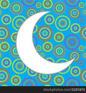 Moon Background for Muslim Community Festival Vector Illustration EPS10. Moon Background for Muslim Community Festival Vector Illustratio