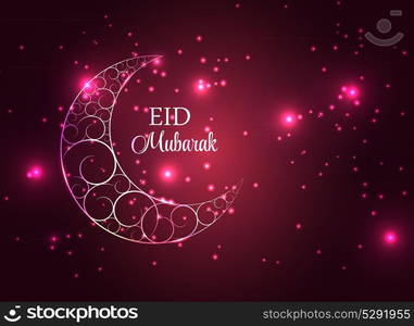 Moon Background for Muslim Community Festival Vector Illustration EPS10. Moon Background for Muslim Community Festival Vector Illustration