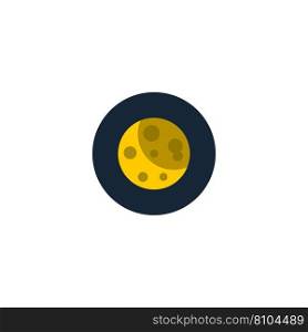 Moon creative icon flat from space exploration Vector Image