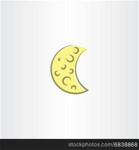 moon icon symbol element design