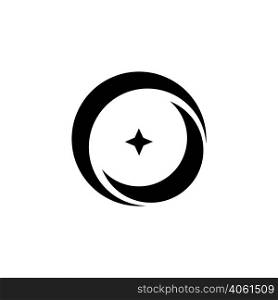 moon logo icon vector design template