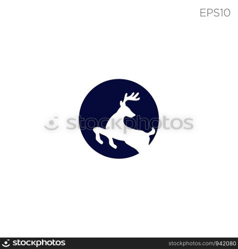 moose deer logo icon or symbol vector illustration isolated. moose deer logo icon or symbol vector illustration
