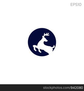 moose deer logo icon or symbol vector illustration isolated. moose deer logo icon or symbol vector illustration