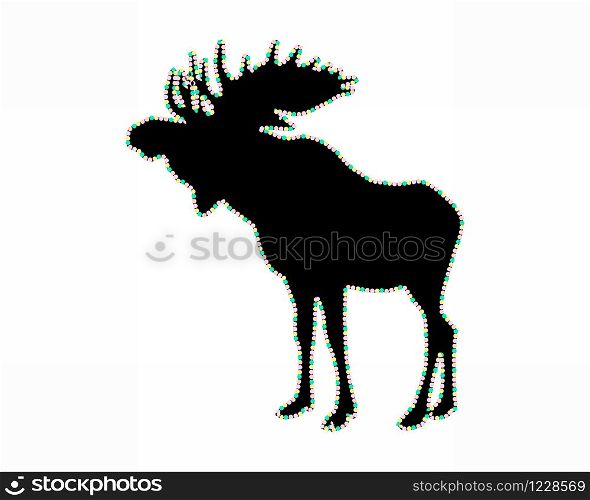 Moose with lucent border strip