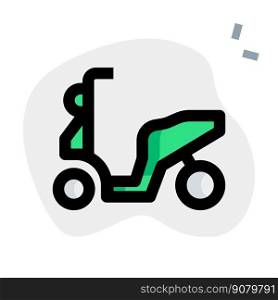 Moped bike, a compact motor vehicle.. Moped bike, a compact motor vehicle