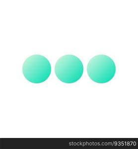 More options button pixel perfect flat gradient two-color ui icon. Interaction. Website elements. Simple filled pictogram. GUI, UX design for mobile application. Vector isolated RGB illustration. More options button pixel perfect flat gradient two-color ui icon