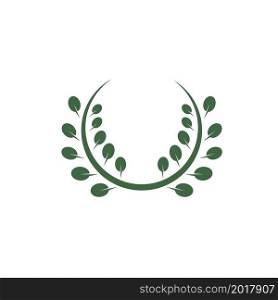 moringa leaf icon vector illustration design template web