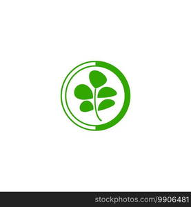 Moringa leaf Logo Template vector symbol nature