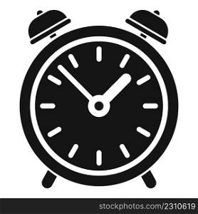 Morning alarm clock icon simple vector. Healthy lifestyle. Active life. Morning alarm clock icon simple vector. Healthy lifestyle