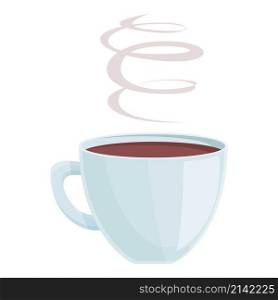 Morning coffee cup icon cartoon vector. Cappuccino drink. Hot coffee. Morning coffee cup icon cartoon vector. Cappuccino drink