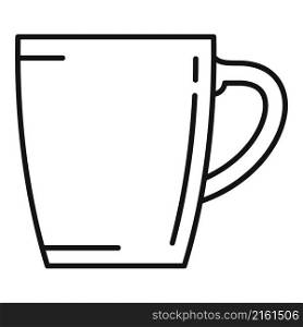 Morning mug icon outline vector. Hot cup. Ceramic mug. Morning mug icon outline vector. Hot cup