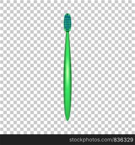 Morning toothbrush icon. Realistic illustration of morning toothbrush vector icon for on transparent background. Morning toothbrush icon, realistic style