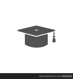 Mortarboard icon on a white background