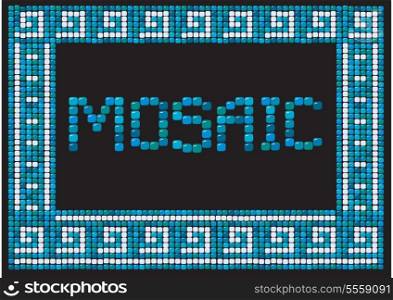 mosaic frame (landscape)