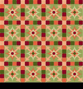 Mosaic seamless pattern background