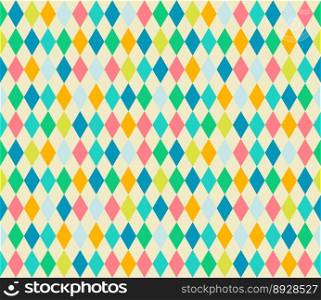 Mosaic seamless patterns in retro style vector image