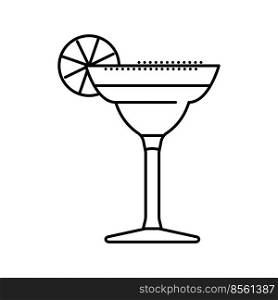 moscow mule cocktail glass drink line icon vector. moscow mule cocktail glass drink sign. isolated contour symbol black illustration. moscow mule cocktail glass drink line icon vector illustration
