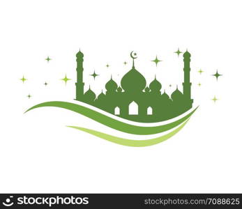 Moslem icon vector Illustration design template