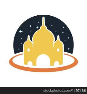Mosque Dome at Night Ramadan Islamic Symbol