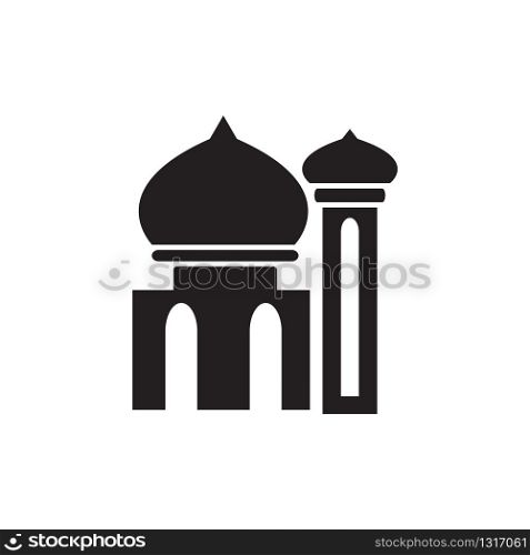 mosque icon collection, trendy style