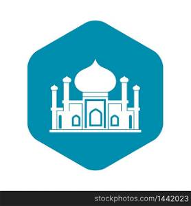Mosque icon in simple style on a white background vector illustration. Mosque icon in simple style