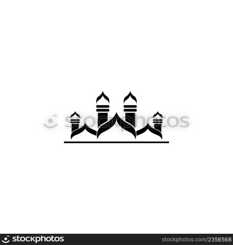 mosque icon logo illustration design