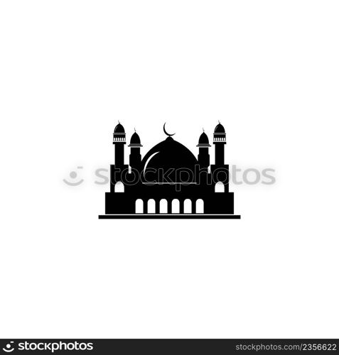 mosque icon logo illustration design