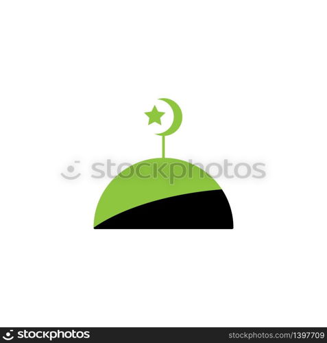 Mosque icon, symbol design template illustration vector