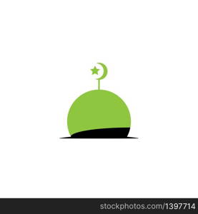 Mosque icon, symbol design template illustration vector