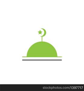 Mosque icon, symbol design template illustration vector
