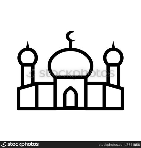 Mosque Icon Vector Design Template