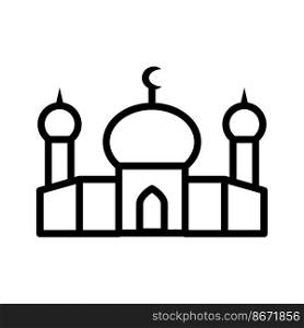 Mosque Icon Vector Design Template