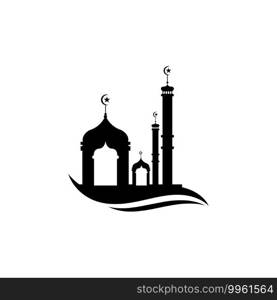 Mosque icon vector Illustration design template