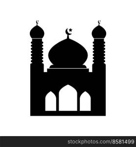 mosque icon vector illustration logo design