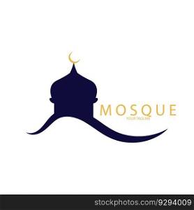 mosque icon vector illustration template design