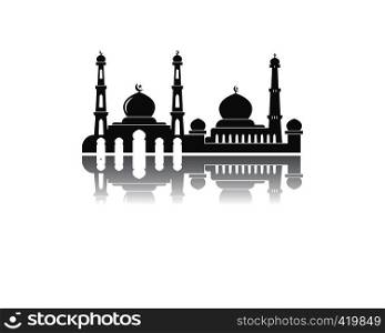 Mosque icon vector template