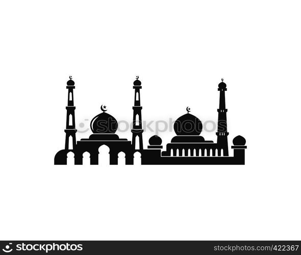 Mosque icon vector template