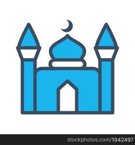 Mosque icon vector template illustration design