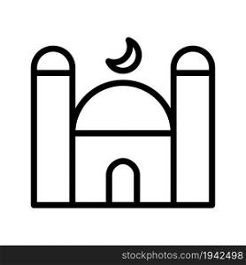 Mosque icon vector template illustration design